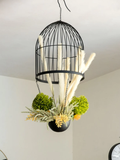 Decorative Hanging Cage Planter