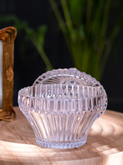 Crystal Glass Candy Jar 1
