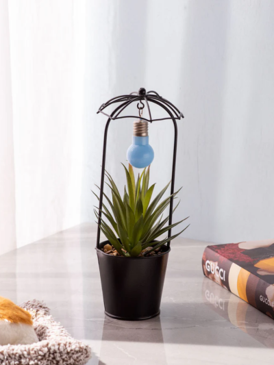 Faux Potted Succulent