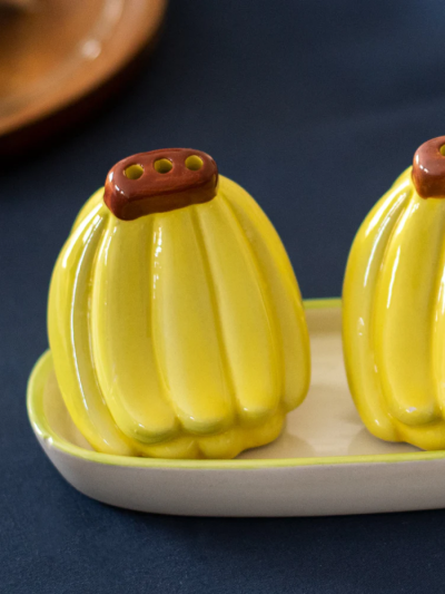 Banana Salt & Pepper Shaker Set