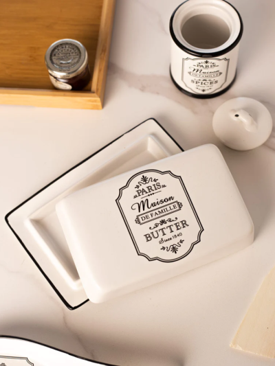Paris Maison De Famille' Butter Dish