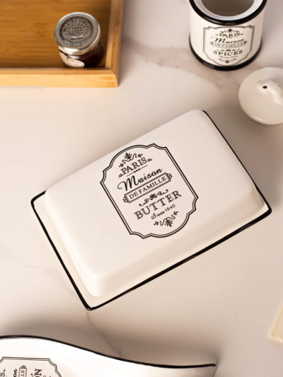 Paris Maison De Famille' Butter Dish