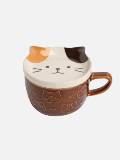 Cartoon Ceramic Cat Mug