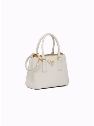 Metallic leather mini-bag