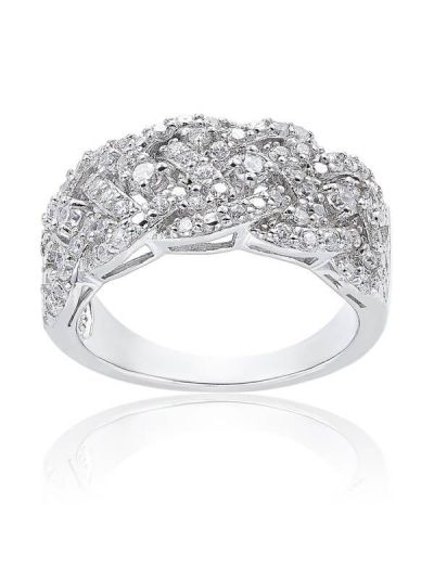 Be My Valentine Ring, Clear CZ