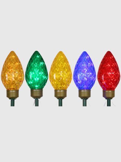 LED Lighted Multi-Color C9 Christmas